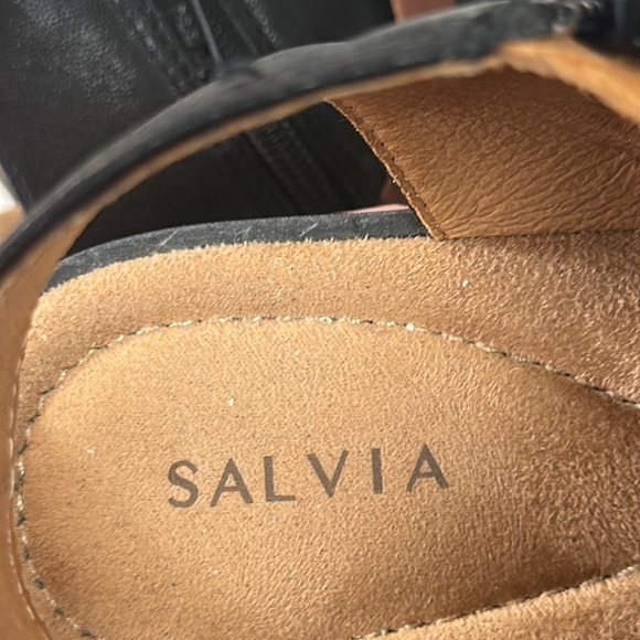 Salvia Edy Full Grain Sheepskin Sandal Size 39/9 - Picture 10 of 15